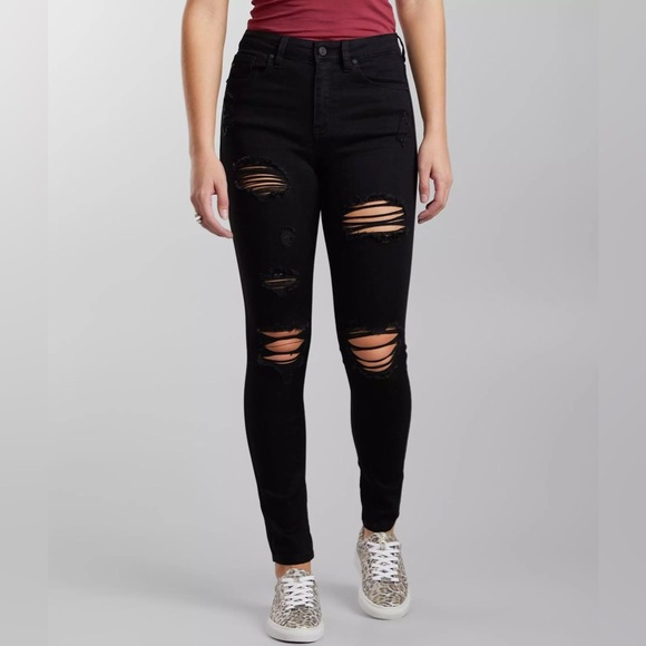 KanCan High Rise Black Skinny Jeans NWT – Size 25 - Picture 1 of 12